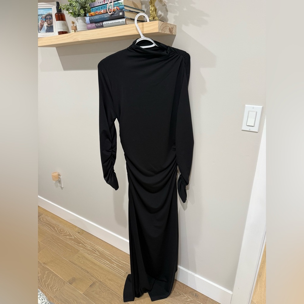 SHEIN Black Long Sleeve Dress